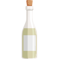 botella de bebida blanca de vino fresco png