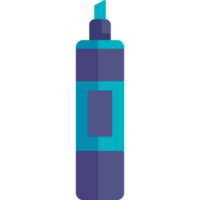 Marker blau Schulmaterial png