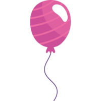 ballon rose flottant à l'hélium png