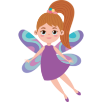 little blond fairy flying png