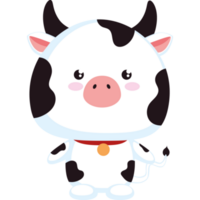cute cow animal png