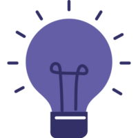 purple bulb light energy png