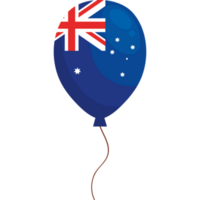 bandeira australiana em balão de hélio png