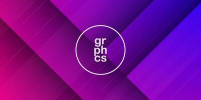 Geometric dark pink and purple gradient abstract background with square shapes overlay shadow papercut combination color on background. futuristic design. Eps10 vector