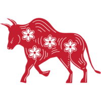 chinese zodiac bull animal png
