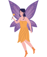 cute fairy with wand png