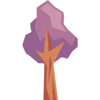 Purper boom fabriek Woud png