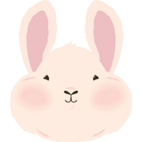 head rabbit farm animal png