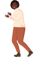 giovane uomo afro png