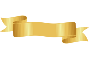 golden ribbon frame png