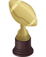 trophée de football américain png