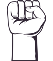 hand fist up png