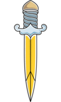 dagger old school tattoo png