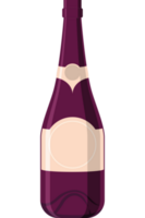 botella de bebida de vino morado png