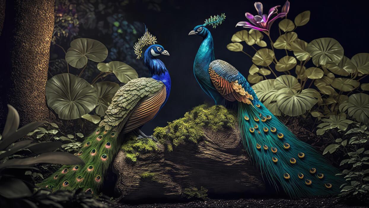 Peacock Painting Stock Photos, Images and Backgrounds for Free Download