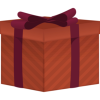 caja de regalo roja presente png