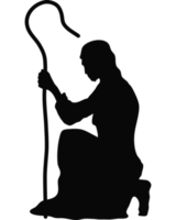 la silhouette de la crèche de saint joseph png