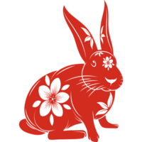 rabbit chinese zodiac animal png