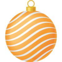 goldene weihnachtskugel png