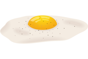 egg fried breakfast food png