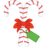 Natale dolce canne con arco png