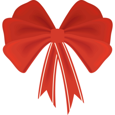 red ribbon bow decoration 24098699 PNG