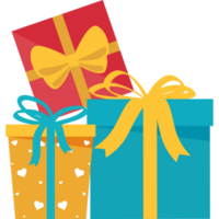 conjunto de cajas de regalo png