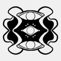 Elegant Vector and Element Collection Inspired by Y2K Fire Trends for clothing print needs