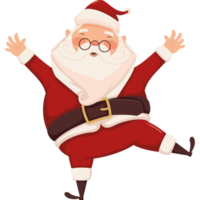 de kerstman claus vieren png