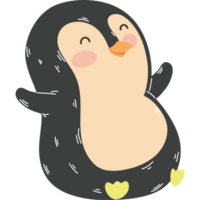 cute little penguin animal png