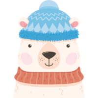 animal de inverno urso polar png