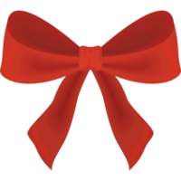 red ribbon bow decoration png