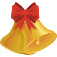 christmas golden bells png