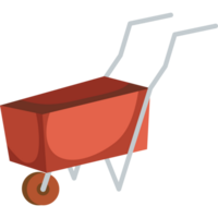 wheelbarrow farming tool png