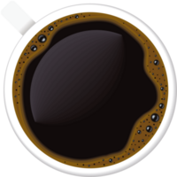 kaffekopp ovanifrån png