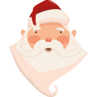 cabeza de santa claus png