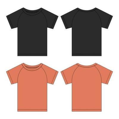 Orange T Shirt Template Vector Art, Icons, and Graphics for Free Download