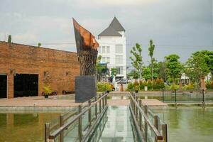 Old town design of Semarang building with museum. The photo is suitable to use for travel destination background and content media.