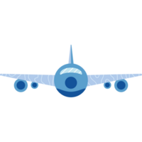 airplane travel flying front png