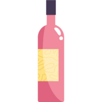 bebida de vino botella rosa png