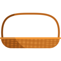 panier de paille vide png