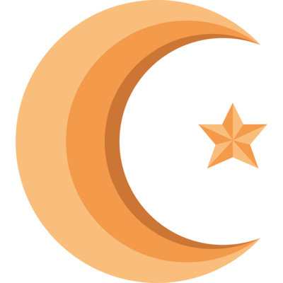 Golden crescent moon 24192236 PNG