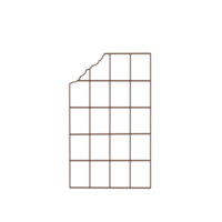 Chocolate Bar Outline png