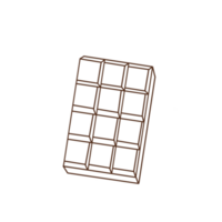 Chocolate Bar Outline png