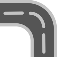 road street straight turn png