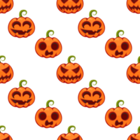 Pattern seamless pumpkin Halloween png