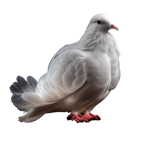 Pigeon sur une transparent arrière-plan, génératif ai png