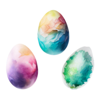 Ostern Eier isoliert auf ein transparent Hintergrund. ai generiert png