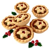 Mince Pies Isolated on a transparent background. png