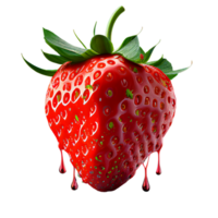 strawberry isolated on background. png